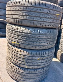 235/55/19, pirelli vendo un set de llantas usadas excelente condiciones de vida las 4 ✅🤩I am selling a set of used tires, all 4 in excellent living c