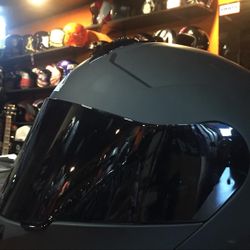 Helmet New Flat Black Dot Modular Flip Up Motorcycle Helmet $140