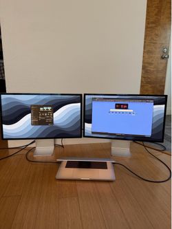 Two Apple Studio Displays 27” 5K Retina