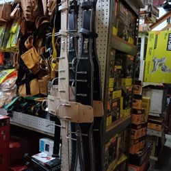Leather Belt Tapeholder Size XL and L . Each