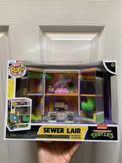#34 Funko Bitty POP! Bitty Box Teenage Mutant Ninja Turtles Sewer Lair Boxed Display