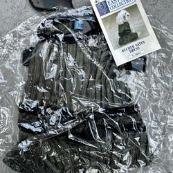 Casual Canine Ruched Satin Dress For Dogs Size Extra Extra Small
