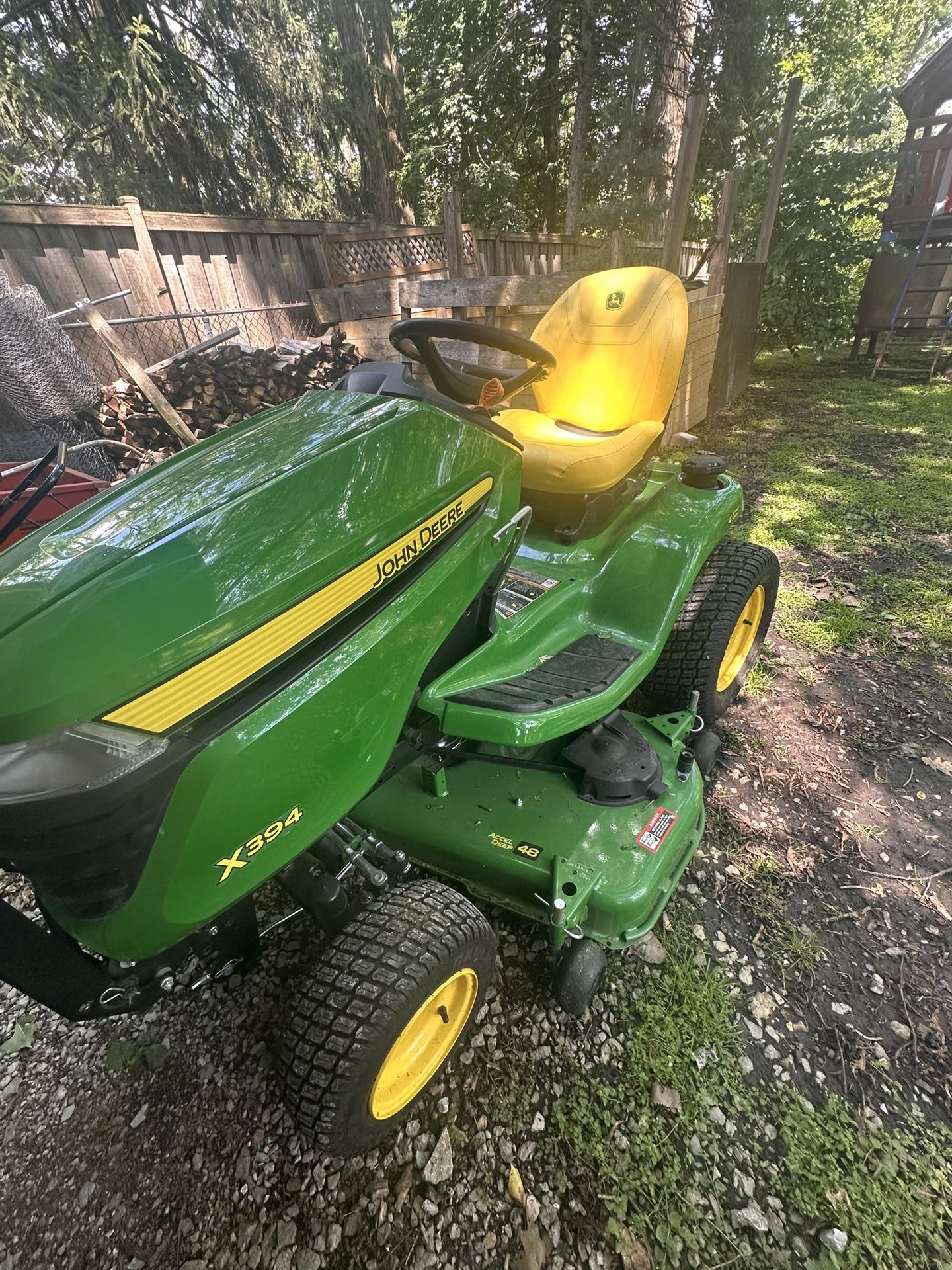 John Deer X394 All Wheel Steering