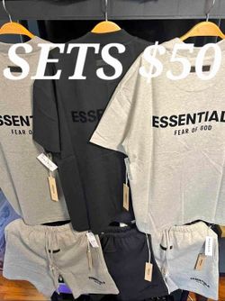 ESSENTIALS SHORTS/ SHIRTS