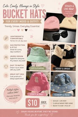 Bucket hats