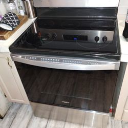 Whirlpool Stainless Steel 4 Burner Oven