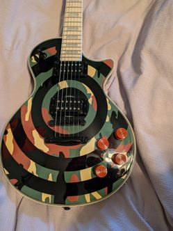 Firefly Camo Bullseye FFSP Electric Guitar