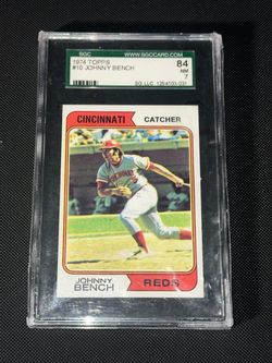 1974 Topps Johnny Bench #10 SGC 84 NM 7