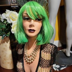 Bright Green Wig