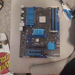 Motherboard Asus M5a97 With Cool Master Heat Defuser And Fan  Also 4 Ripjaw X Ram