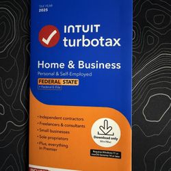 Intuit TurboTax Home & Business 2025 Desktop Edition