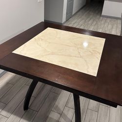 Dinner Table  Marble/wood