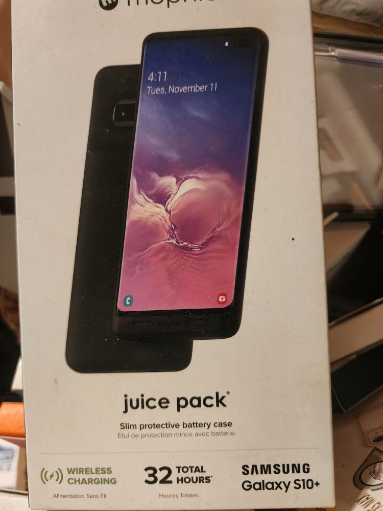 Mophie Juice Pack Charging Case Samsung Galaxy S10+
