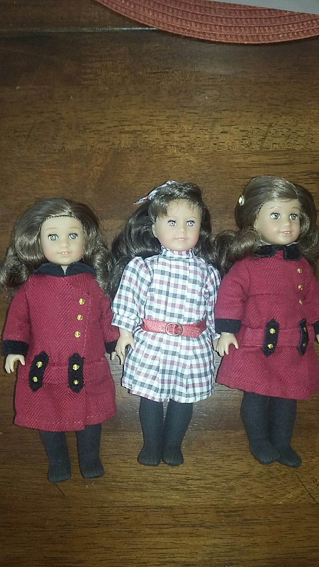 American Girl Doll 8 Inch Mini Set of 3