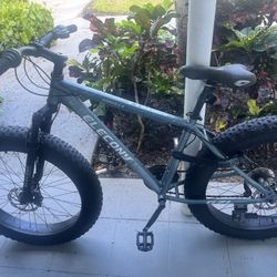 Elecony Godzilla 26 Inch Fat Tire Bike Full Shimano 21 Speed Mountain Bike Dual Disc Brake High-Carbon Steel Frame Front Suspension Mountai