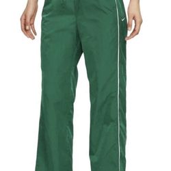 Nike Women's Windrunner High-Waist Woven Pants - Gorge Green/sail Joggers, Med