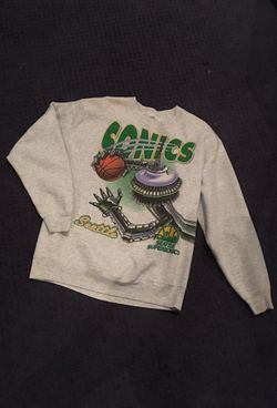 Seattle sonics crew neck sweatshirt (rare) vintage