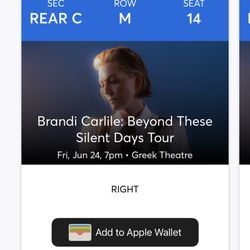Brandi Carlile @ The Greek 6/24 SOLD OUT SHOW