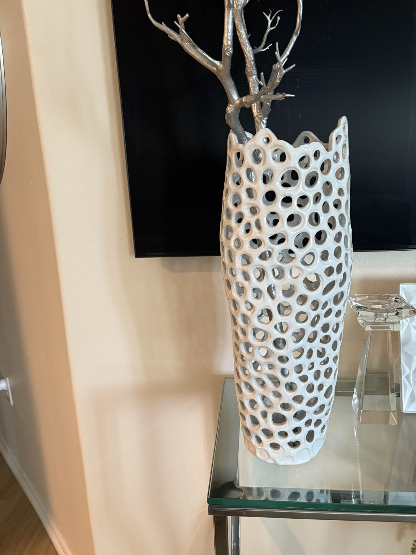 Tall Ceramic decorative Vase.