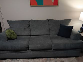 Sofa and recliner Blue-gray