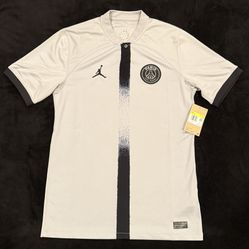 Men’s Nike PSG 2022/23 Away Jersey Jordan Paris Saint-German Gray Jersey Size Medium 