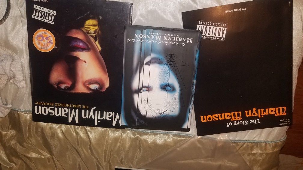 3 Marilyn Manson Books
