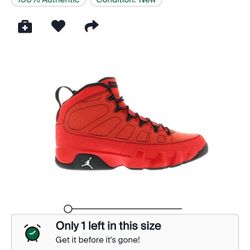 Jordan 9 Motorboat Jones Sz 12