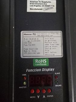 American Dj Galaxian 3D Lazer Light