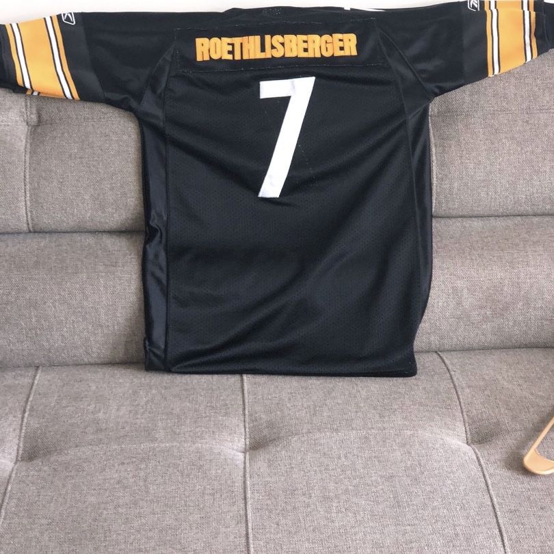 Nfl Reebok Pittsburgh Steelers Ben roethlisberger jersey size large youth  home for Sale in North Versailles, PA - OfferUp