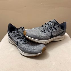 Nike Zoom Pegasus Shoes Womens Size 8.5 Gray Mesh Running Sneakers AQ2210-001