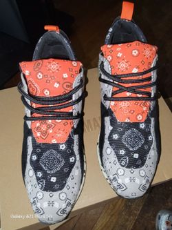 Steve Madden Cliff Grey/Red