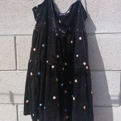 Womens  Velvet Dress