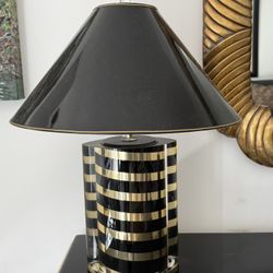 Gorgeous Modern Black And Gold Lamp
