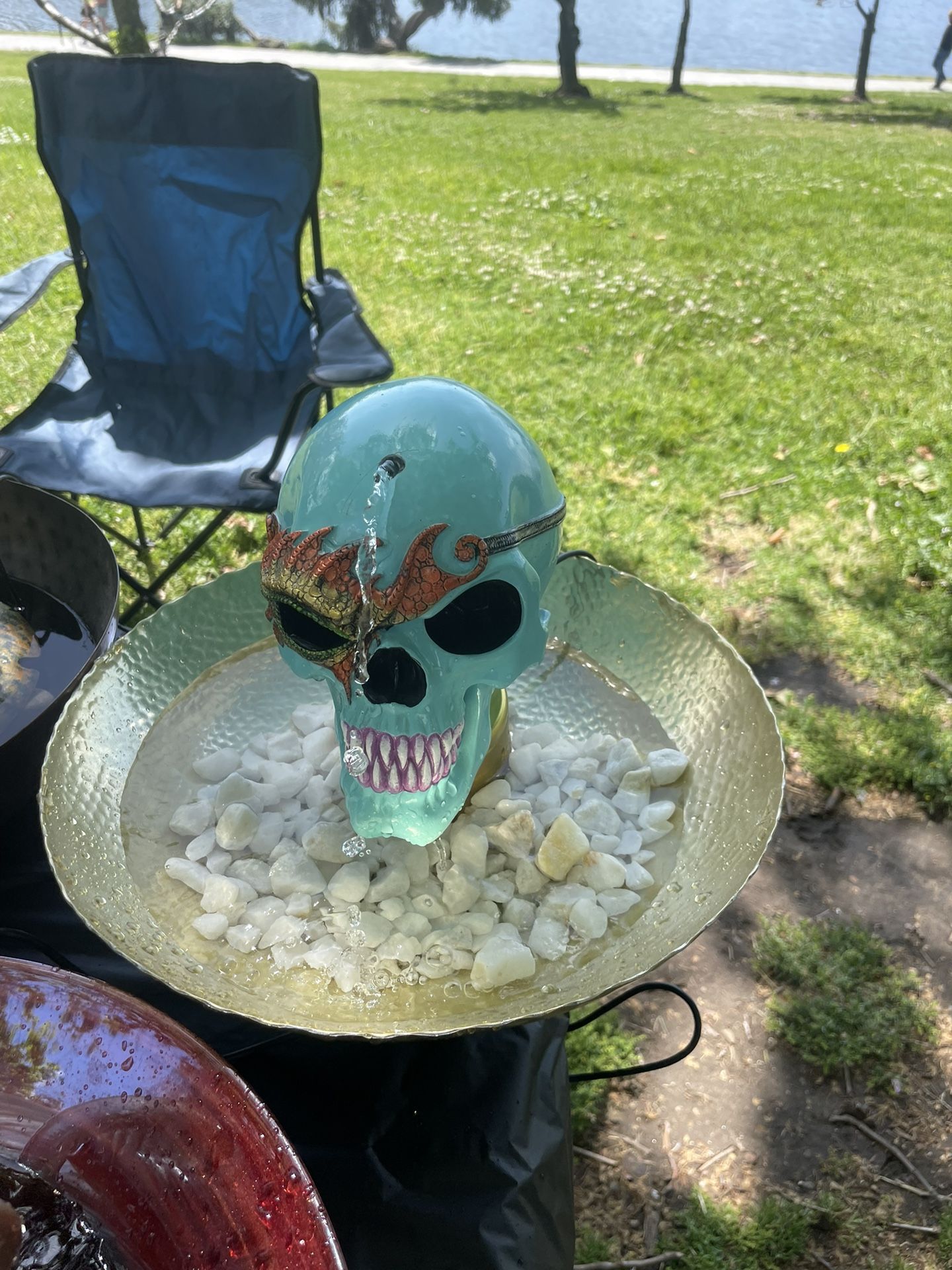 Skull Water Fountain 