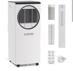 Garvee 8000 BTU Portable Air Conditioner, Portable AC Unit with Dehumidifier, Fan and Remote Control, Energy Efficient Indoor AC Conditioner for Rooms