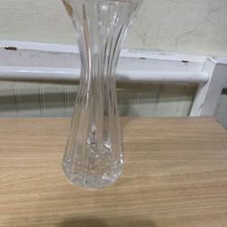 Hand Cut 24 % Lead Crystal Vase, bud vase , glass vase made in USSR