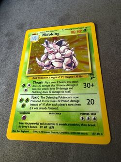 Nidoking Holo Rare Pokémon Card 11/130