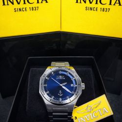 Invicta OCEAN VOYAGE Men's Watch Quartz, 44mm ,  Stainless Steel - Blue 🌊 49969