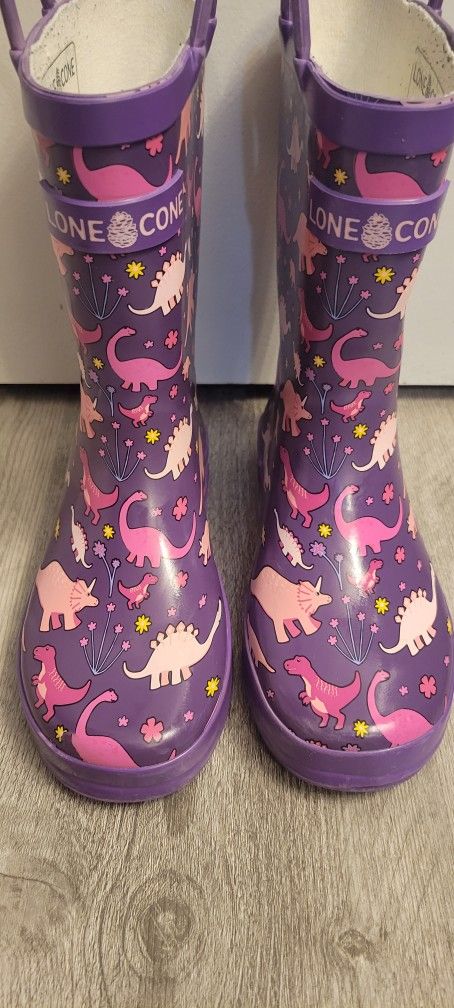 Dinosaur Rainboots