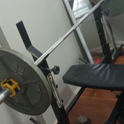 Olympic Weight Bench With Weights