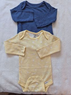 Baby Boy, long sleeve Onesies,  Size 3-6 months