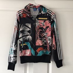Adidas Originals Track Top Jacket Floral Print Women's Rare Lynnwood, WA - OfferUp