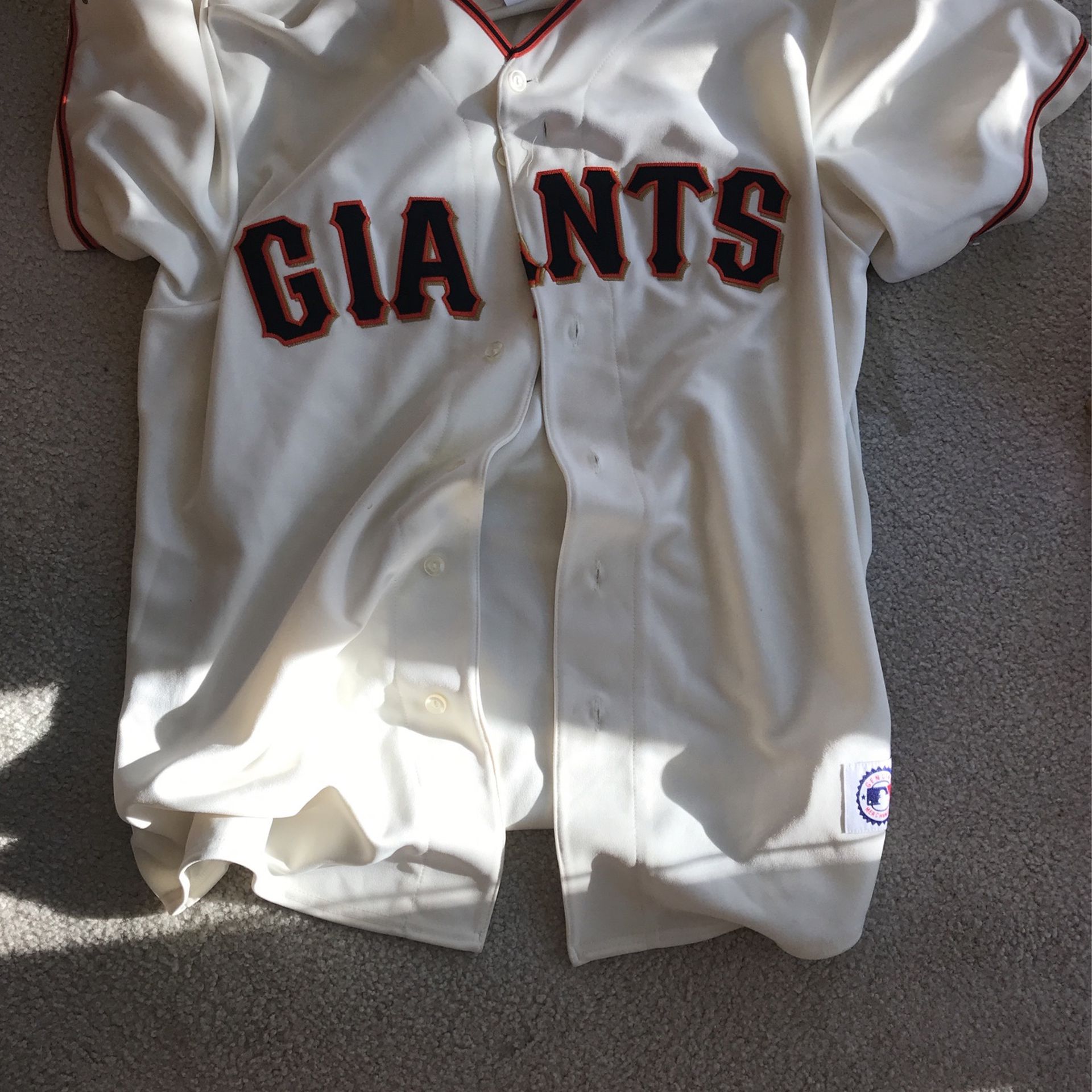Authentic Giants Jersey size XL