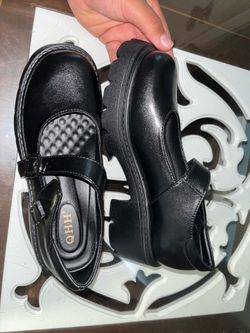 QHH black platform Mary Jane shoes in like-new condition, no box.