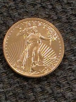 2024 Fine gold American eagle gold 1/10 Oz.