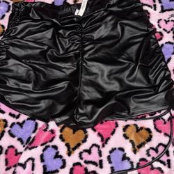 Leather Shorts