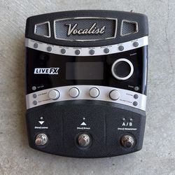 DigiTech Vocalist Live FX Foot-Pedal Vocal Processor