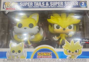 Super tails & Super silver Funko pop collectors item