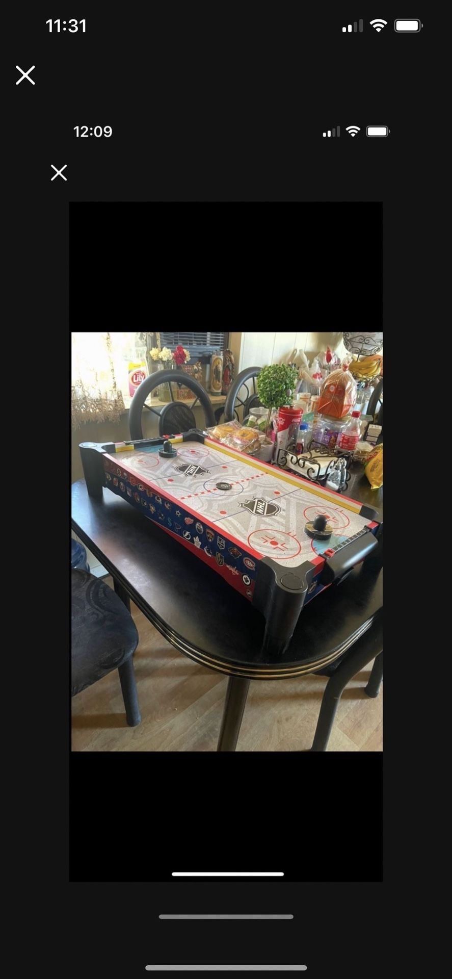 NHL 20" (50cm) Tabletop Air Hockey