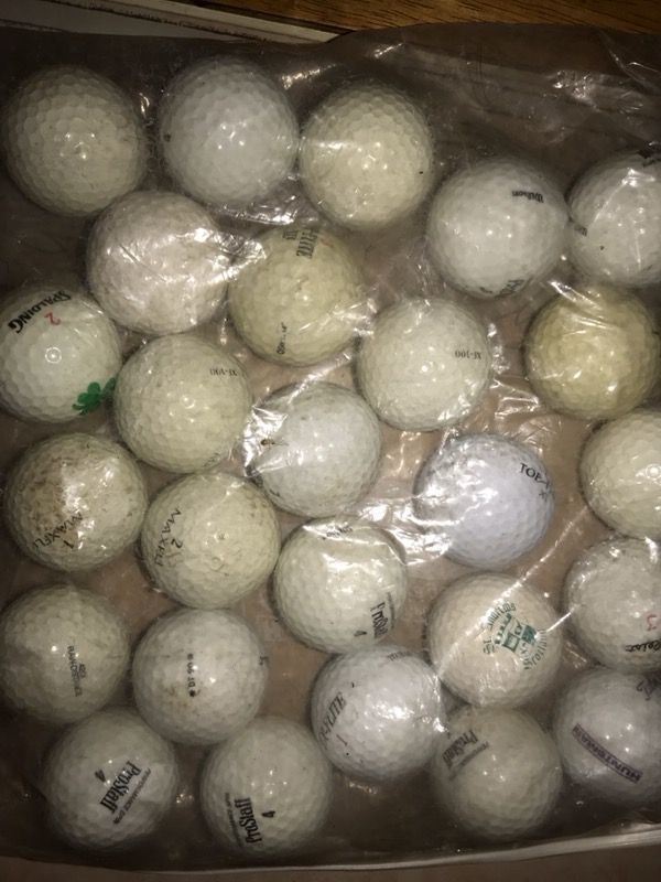 27 white golf ball